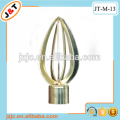 high quality hollow flexible shower curtain rod with curtain finial